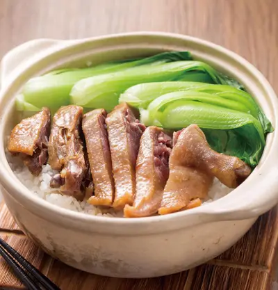 臘鴨煲仔飯