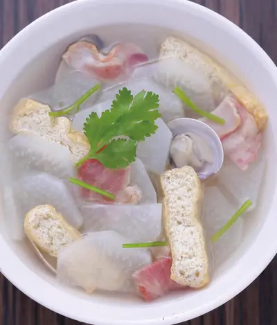白蘿蔔煮蛤蜊