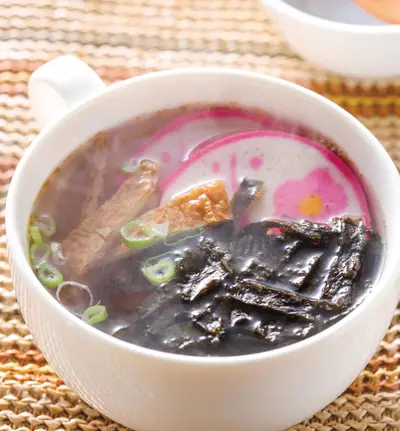 豆皮海苔湯