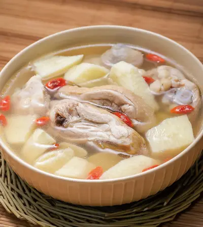 山藥枸杞雞湯(3)