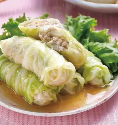 蝦漿高麗菜卷