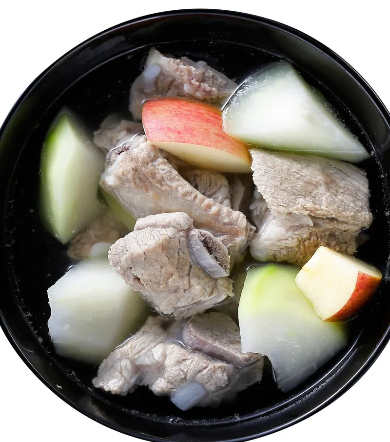 蘋果青木瓜排骨湯
