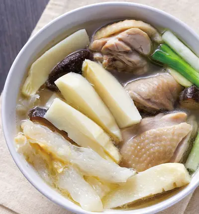 冬筍蹄筋湯(1)