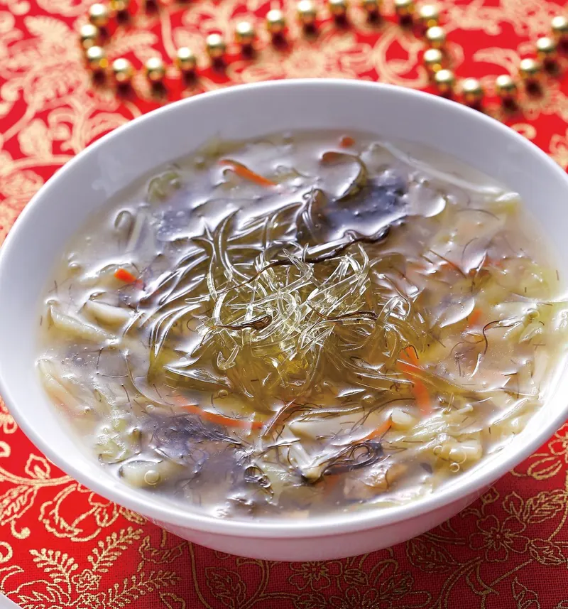 髮菜素魚翅羹