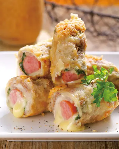 起司肉片卷