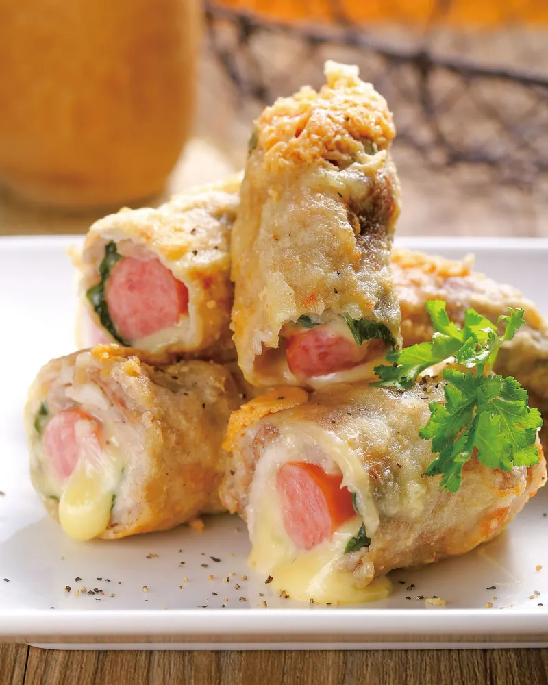 起司肉片卷
