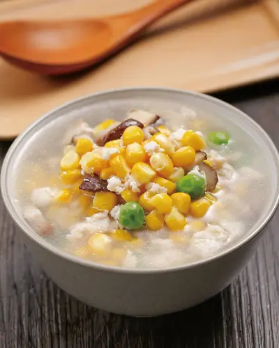 香菇玉米雞蓉湯