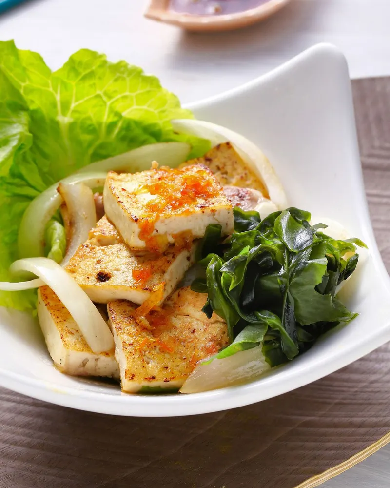 韓式柚醬豆腐沙拉