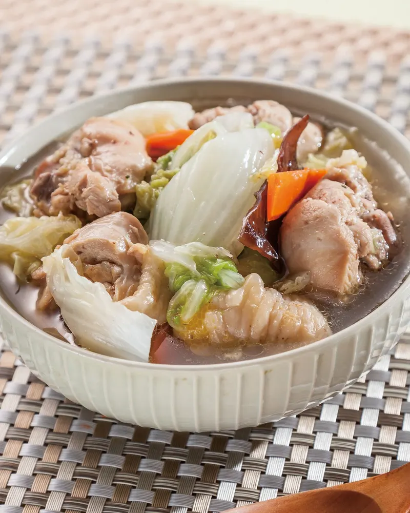 白菜燉雞肉