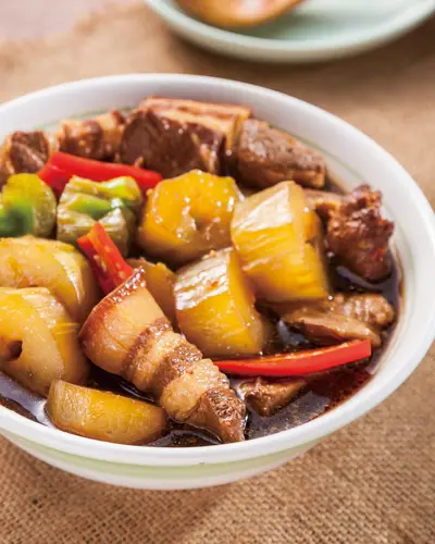 菜心燉肉