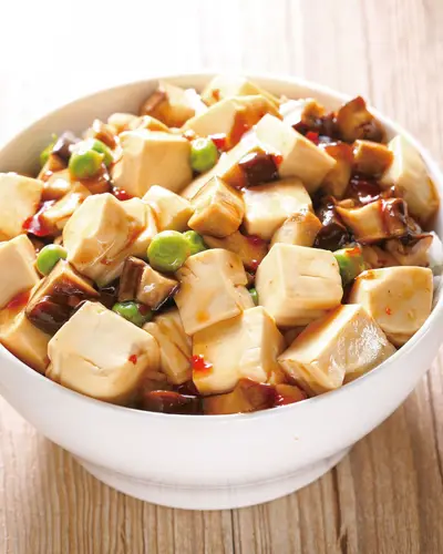 素麻婆豆腐蓋飯(2)
