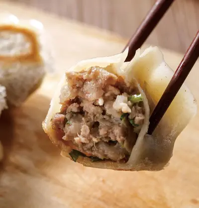 原味鮮肉煎餃