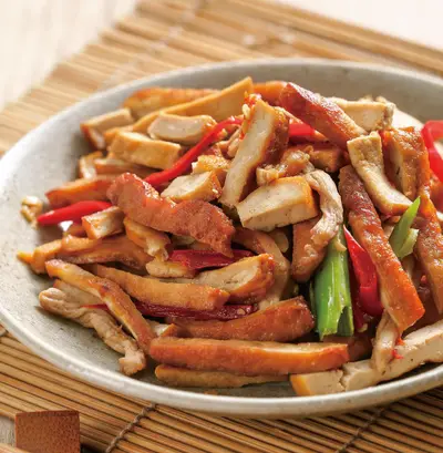 豆干炒肉絲(3)