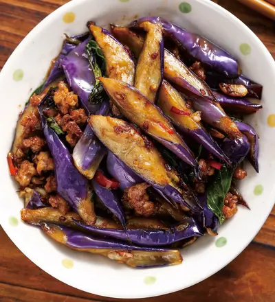 香蒜茄子肉末