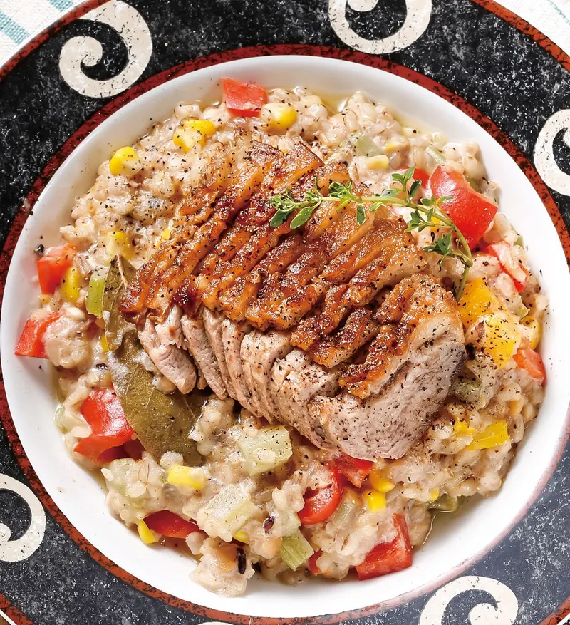 糙米燻鴨胸燉飯(電子鍋)