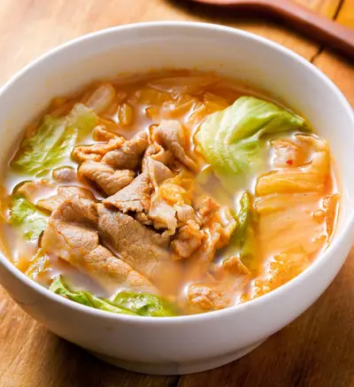泡菜肉片湯