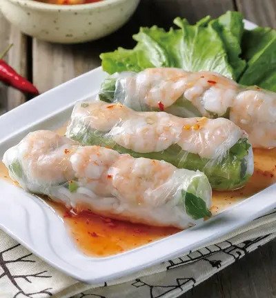 鮮蝦生春卷