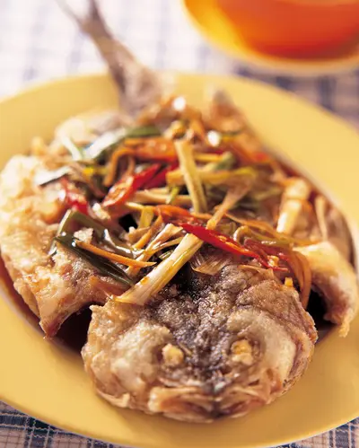 醬汁燴鱸魚