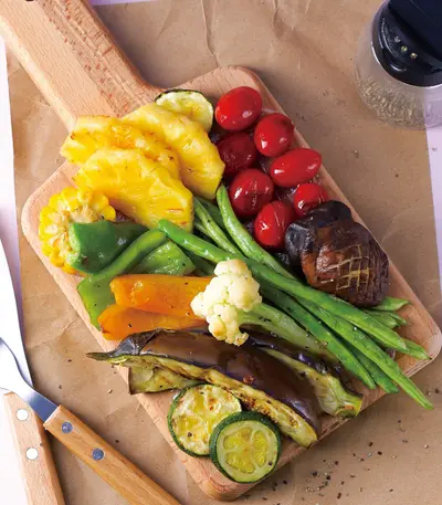 炙烤食蔬沙拉