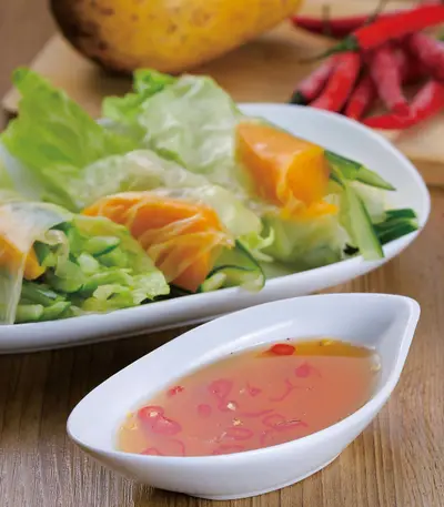 越式蔬食生春卷