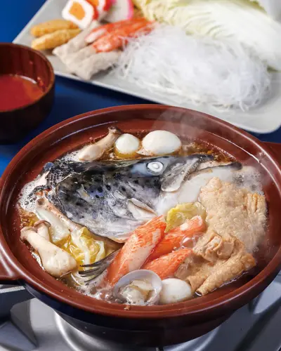 沙茶魚頭湯鍋