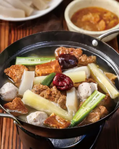 白甘蔗素食涮涮鍋