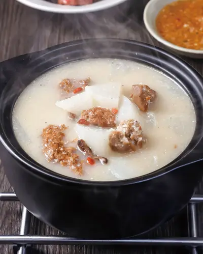 素食薏仁山藥粥鍋