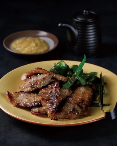 鹽麴烤肉片