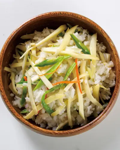 茭白筍炊飯