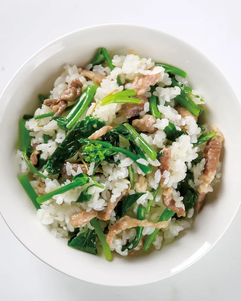 春菜炊飯