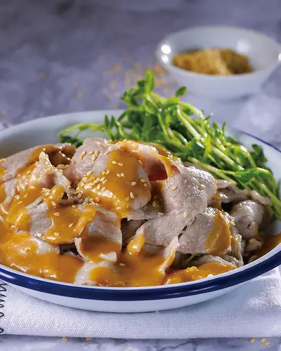 味噌梅花肉片