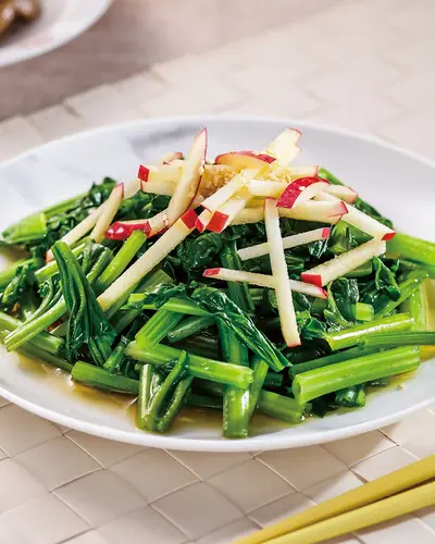 和風蘋果菠菜