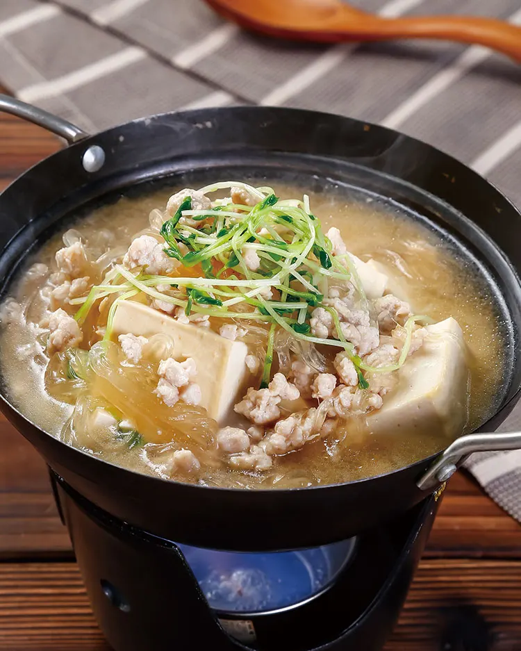 豆腐味噌春雨煮