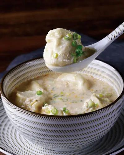 鹹豆漿餃子