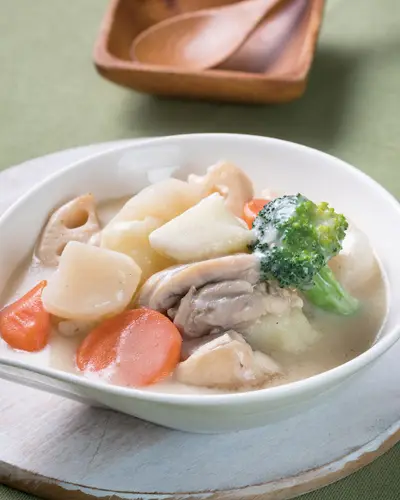 白醬煮根菜
