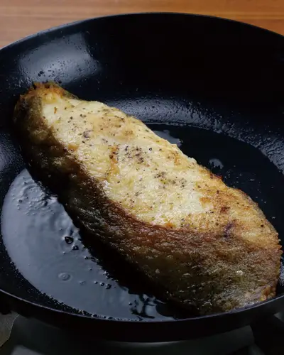 煎鱈魚
