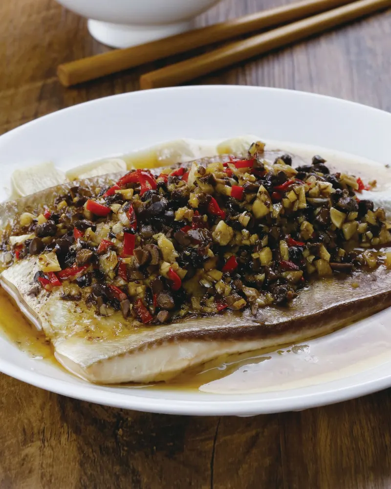 豆豉蒸虱目魚片