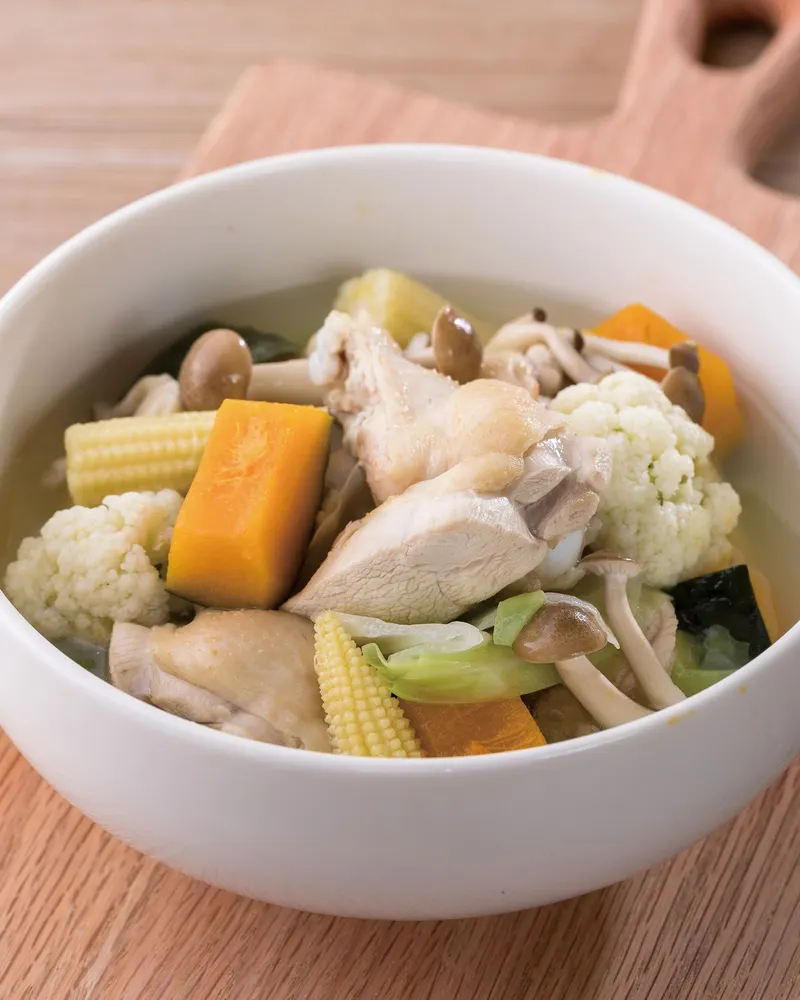 田園蔬菜燉棒腿