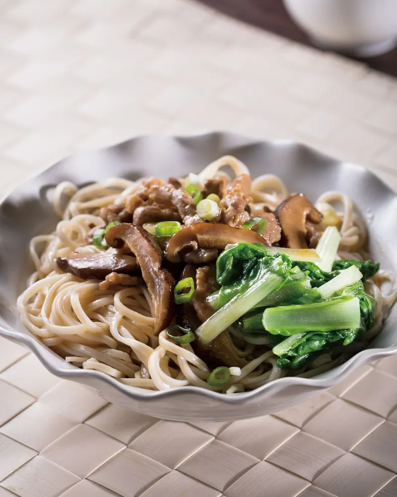 乾拌香菇肉絲米豆簽