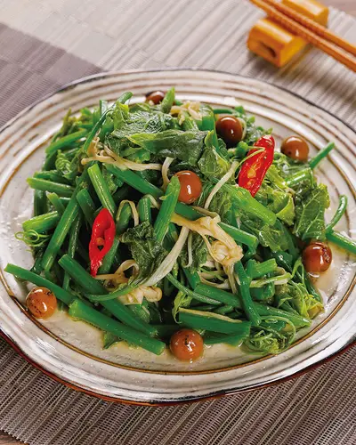 樹子炒龍鬚菜