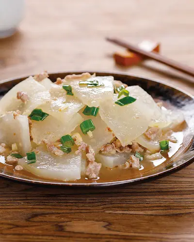 肉末炒冬瓜片