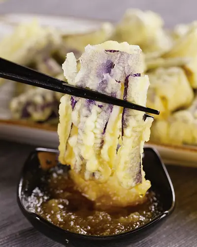 炸茄子