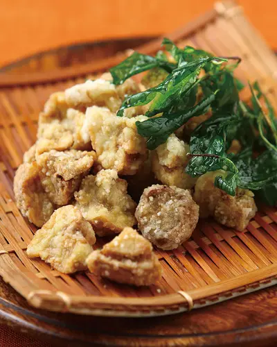 塔香鹽酥蘑菇丁
