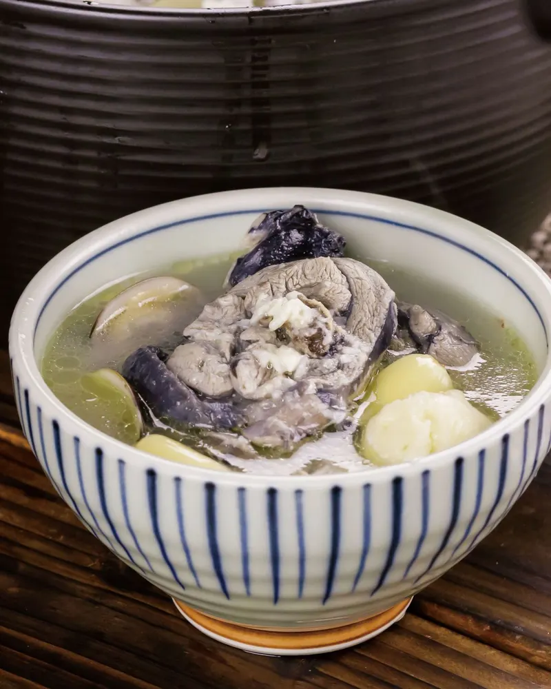 蒜頭蛤蜊雞湯(1)