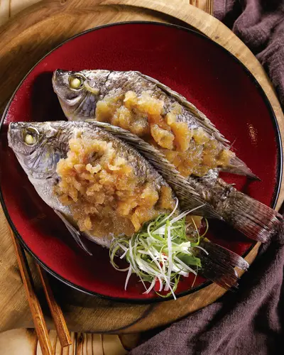 鹹冬瓜蒸魚(2)