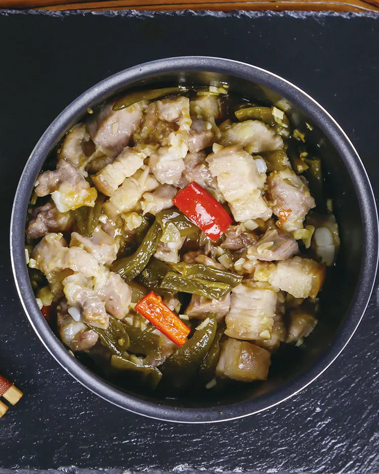 剝皮辣椒五花肉