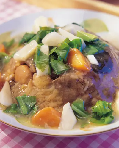 青蔬燴肉粽