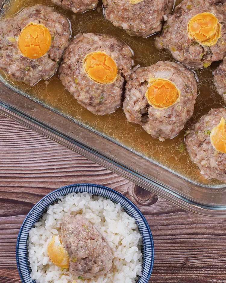 鹹蛋黃蒸肉