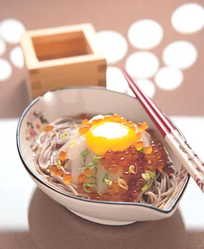 花枝冷蕎麥麵