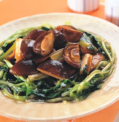 菇筍扒豆苗